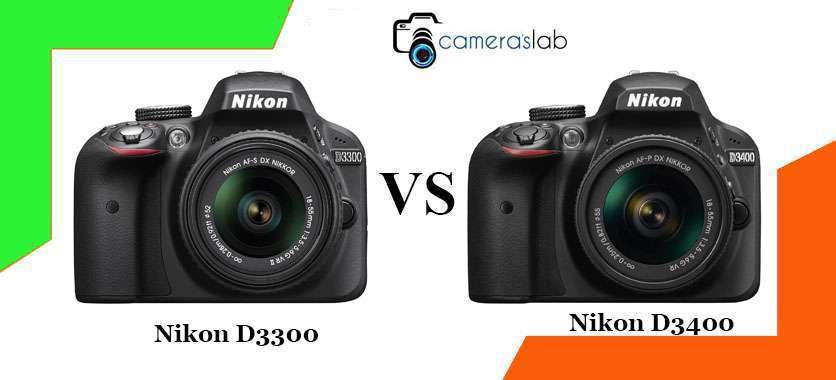 Nikon D3300 vs D3400